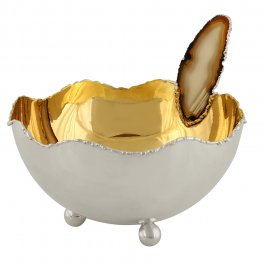Silver Gilded Bowl